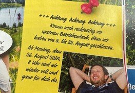 Betriebsurlaub im Sommer