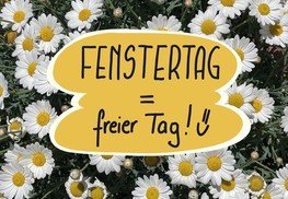 Fenstertag = freier Tag